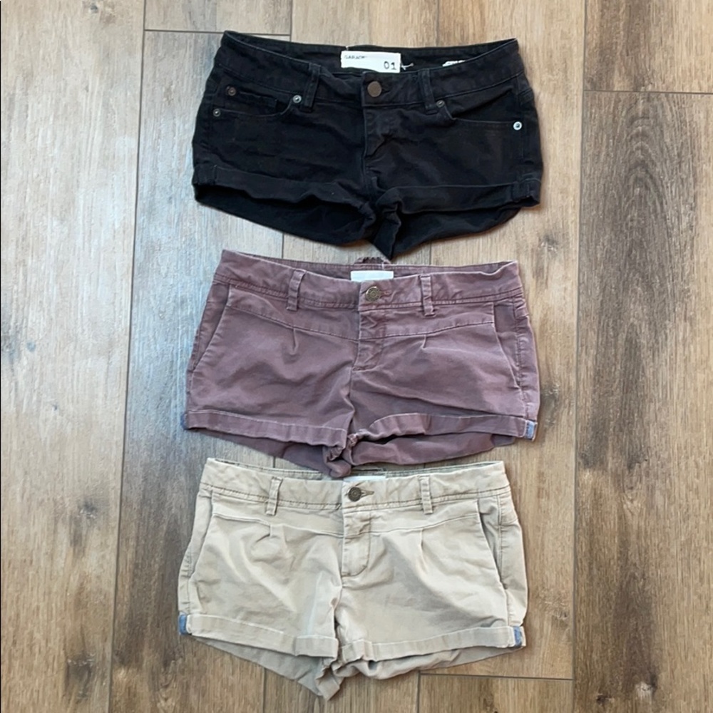 Garage short shorts, all size one